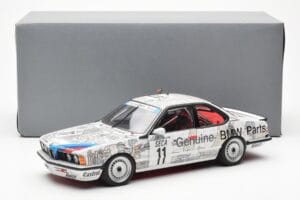 BMW 635 CSi E24 #11 D. Quester / M. Tassin / M. Heger 24 Hours of Spa 1986 AUTOart 1:18 80430145826 Kovina – slika 8 od 8