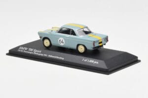 BMW 700 Sport #64 Hulbusch / Stausberg 12 Hours of Nurburgring 1961 Minichamps 1:43 400612364 Kovina – slika 3 od 4
