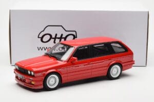 BMW Alpina B3 2.7 E30 Touring Rdeč Otto 1:18 OT366 Smola – slika 6 od 6