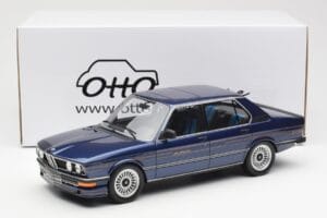 BMW Alpina B7S E12 Turbo Dark Sapphire Moder Metalik Otto 1:18 OT640 Smola – slika 6 od 6