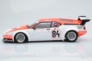 BMW M1 Equipe Dominique Lacaud #84 H. Stuck / Burger / D. Lacaud 24 Hours of Le Mans 1980 Minichamps 1:18 155802984 Kovina – slika 3 od 6