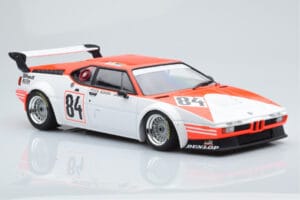 BMW M1 Equipe Dominique Lacaud #84 H. Stuck / Burger / D. Lacaud 24 Hours of Le Mans 1980 Minichamps 1:18 155802984 Kovina – slika 4 od 6