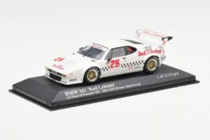 BMW M1 IMSA #25 Red Lobster Cowart / Miller LA Times Grand Prix Winner 1981 Minichamps 1:43 430812525 Kovina – slika 2 od 4