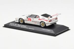 BMW M1 IMSA #25 Red Lobster Cowart / Miller LA Times Grand Prix Winner 1981 Minichamps 1:43 430812525 Kovina – slika 3 od 4