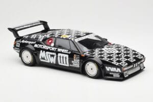 BMW M1 #111 Team MK Motorsport J-L. Witmeur / Krankenberg / Libert 24 Hours of Le Mans 1986 Minichamps 1:18 180862911 Kovina – slika 6 od 8