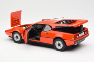 BMW M1 Oranžna Metalik Norev 1:18 183222 Kovina – slika 5 od 8