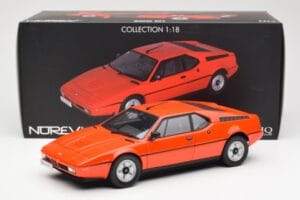 BMW M1 Oranžna Metalik Norev 1:18 183222 Kovina – slika 8 od 8