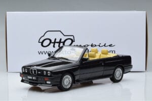 BMW M3 E30 Kabriolet Črn Otto 1:18 OT1012 Smola – slika 6 od 6