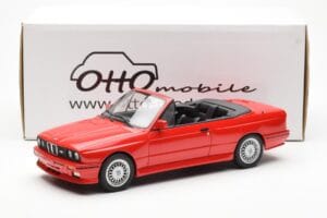 BMW M3 E30 Kabriolet Rdeč Otto 1:18 OT077 Smola – slika 6 od 6