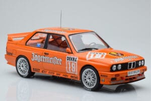 BMW M3 E30 Jagermeister #19 A. Hahne DTM Nurburgring 1992 IXO 1:18 18RMC082A Kovina – slika 4 od 6