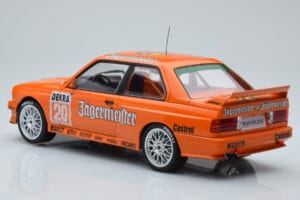 BMW M3 E30 Jagermeister #20 W. Gardner DTM Nurburgring 1992 IXO 1:18 18RMC082B Kovina – slika 5 od 6