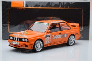 BMW M3 E30 Jagermeister #20 W. Gardner DTM Nurburgring 1992 IXO 1:18 18RMC082B Kovina – slika 6 od 6