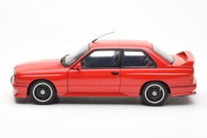 BMW M3 E30 Sport Evolution Cecotto Edition Rdeč AUTOart 1:18 70566 Kovina – slika 4 od 8