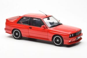 BMW M3 E30 Sport Evolution Cecotto Edition Rdeč AUTOart 1:18 70566 Kovina – slika 6 od 8