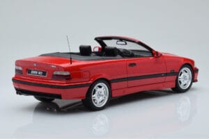BMW M3 E36 Kabriolet Rdeč Otto 1:18 OT1048 Smola – slika 2 od 6