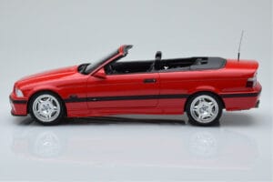 BMW M3 E36 Kabriolet Rdeč Otto 1:18 OT1048 Smola – slika 3 od 6