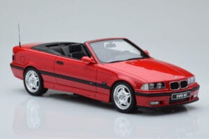 BMW M3 E36 Kabriolet Rdeč Otto 1:18 OT1048 Smola – slika 4 od 6