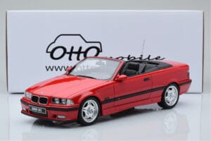 BMW M3 E36 Kabriolet Rdeč Otto 1:18 OT1048 Smola – slika 6 od 6