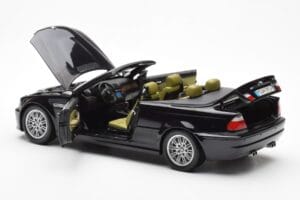 BMW M3 E46 Kabriolet Črn Kyosho 1:18 80430024431 Kovina – slika 5 od 8