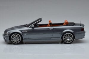 BMW M3 E46 Kabriolet Siv Otto 1:18 OT1006 Smola – slika 3 od 6