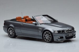 BMW M3 E46 Kabriolet Siv Otto 1:18 OT1006 Smola – slika 4 od 6