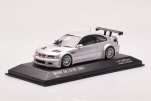 BMW M3 E46 GTR Street Srebrna Minichamps 1:43 403012105 Kovina – slika 2 od 4