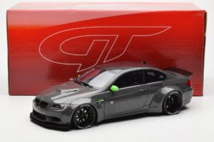 BMW M3 E92 LBWK Liberty Walk Siv GT Spirit 1:18 GT127 Smola – slika 6 od 6