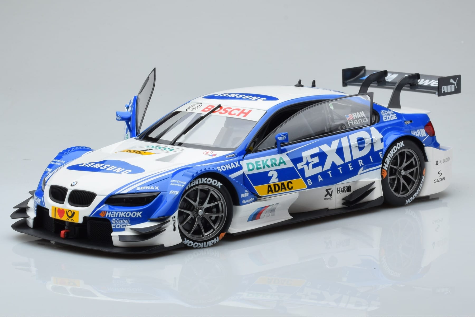 BMW M3 #2 BMW Team RMG A.J. Hand DTM 2012 Minichamps 1:18 100122202 Kovina – slika 2 od 8