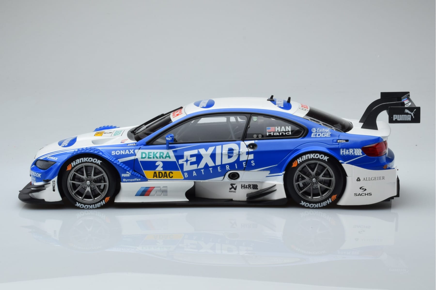 BMW M3 #2 BMW Team RMG A.J. Hand DTM 2012 Minichamps 1:18 100122202 Kovina – slika 4 od 8