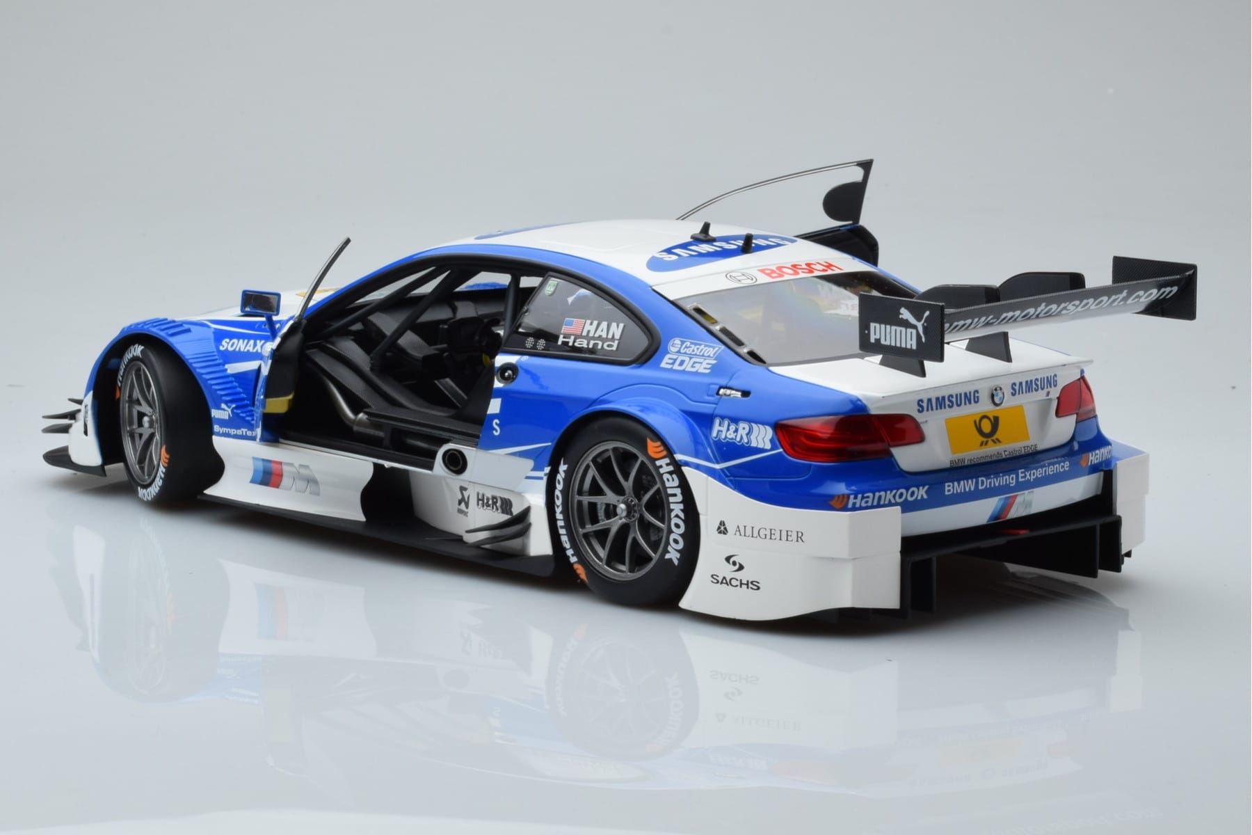 BMW M3 #2 BMW Team RMG A.J. Hand DTM 2012 Minichamps 1:18 100122202 Kovina – slika 7 od 8