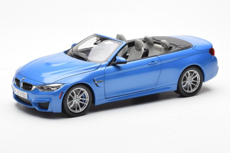 BMW M4 F83 Kabriolet Yas Marina Modra Paragon 1:18