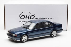 BMW M5 E34 Modra Metallic Otto 1:18 OT576 Smola – slika 6 od 6