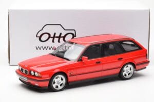 BMW M5 E34 Touring Rdeč Otto 1:18 OT951 Smola – slika 6 od 6