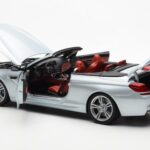 BMW M6 F12 Kabriolet Silverstone Srebrn II Paragon 1:18 - image 5 of 8