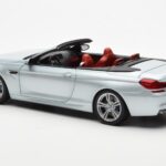 BMW M6 F12 Kabriolet Silverstone Srebrn II Paragon 1:18 - image 7 of 8