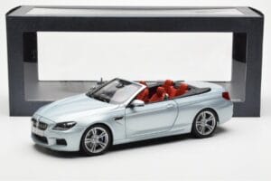 BMW M6 F12 Kabriolet Silverstone Srebrn II Paragon 1:18 80432253656 Kovina – slika 8 od 8