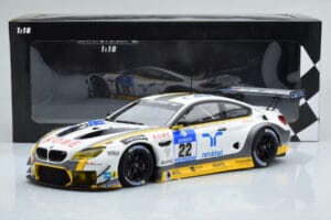 BMW M6 GT3 Rowe Racing #98 A. Graf / R. Westbrook / N. Catsburg / N. Paltalla 24 Hours of Nurburgring 2016 Minichamps 1:18 15 – slika 6 od 6