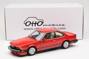 BMW M635 CSi E24 Henna Rdeč Otto 1:18 OT1018 Smola – slika 6 od 6