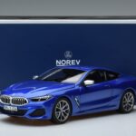 BMW M850i G15 Modra Metalik Norev 1:18 183286 Kovina - image 7 of 7