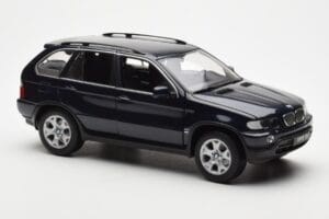 BMW X5 4.4i E53 Temno Modra Kyosho 1:18 08521DB Kovina – slika 6 od 8
