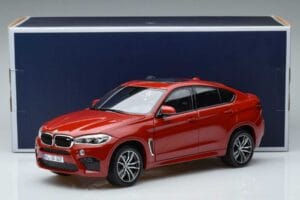 BMW X6M F86 Rdeč Norev 1:18 183242 Kovina – slika 7 od 7