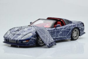 Chevrolet Callaway C12 Corvette MUKO Artcar AUTOart 1:18 71014 Kovina – slika 4 od 9