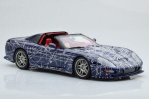 Chevrolet Callaway C12 Corvette MUKO Artcar AUTOart 1:18 71014 Kovina – slika 7 od 9