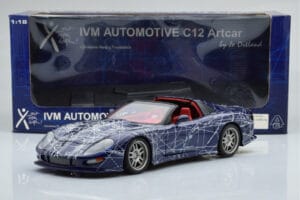 Chevrolet Callaway C12 Corvette MUKO Artcar AUTOart 1:18 71014 Kovina – slika 9 od 9