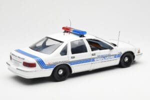 Chevrolet Caprice Sebring Policija UT Models 1:18 21029 Kovina – slika 2 od 6