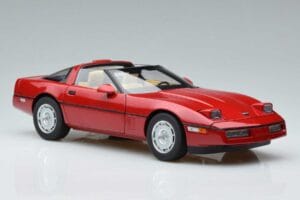 Chevrolet Corvette C4 Rdeč AUTOart 1:18 71241 Kovina – slika 6 od 8