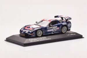 Chevrolet Corvette C5R #53 R. Fellows / J. O'Connell / F. Freon 24 Hours of Le Mans 2003 Minichamps 1:43 400031453 Kovina – slika 2 od 4