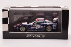 Chevrolet Corvette C5R #53 R. Fellows / J. O'Connell / F. Freon 24 Hours of Le Mans 2003 Minichamps 1:43 400031453 Kovina – slika 4 od 4