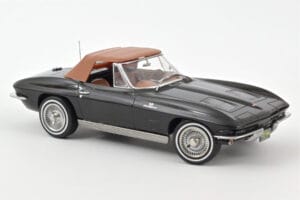 Chevrolet Corvette C2 Sting Ray Kabriolet Norev 1:18 189055 Kovina – slika 3 od 3