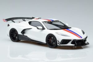 Chevrolet Hennessey Corvette C8 Arctic Bela GT Spirit 1:18 GT317 Smola – slika 4 od 6